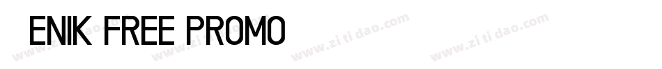 Xenik free promo字体转换